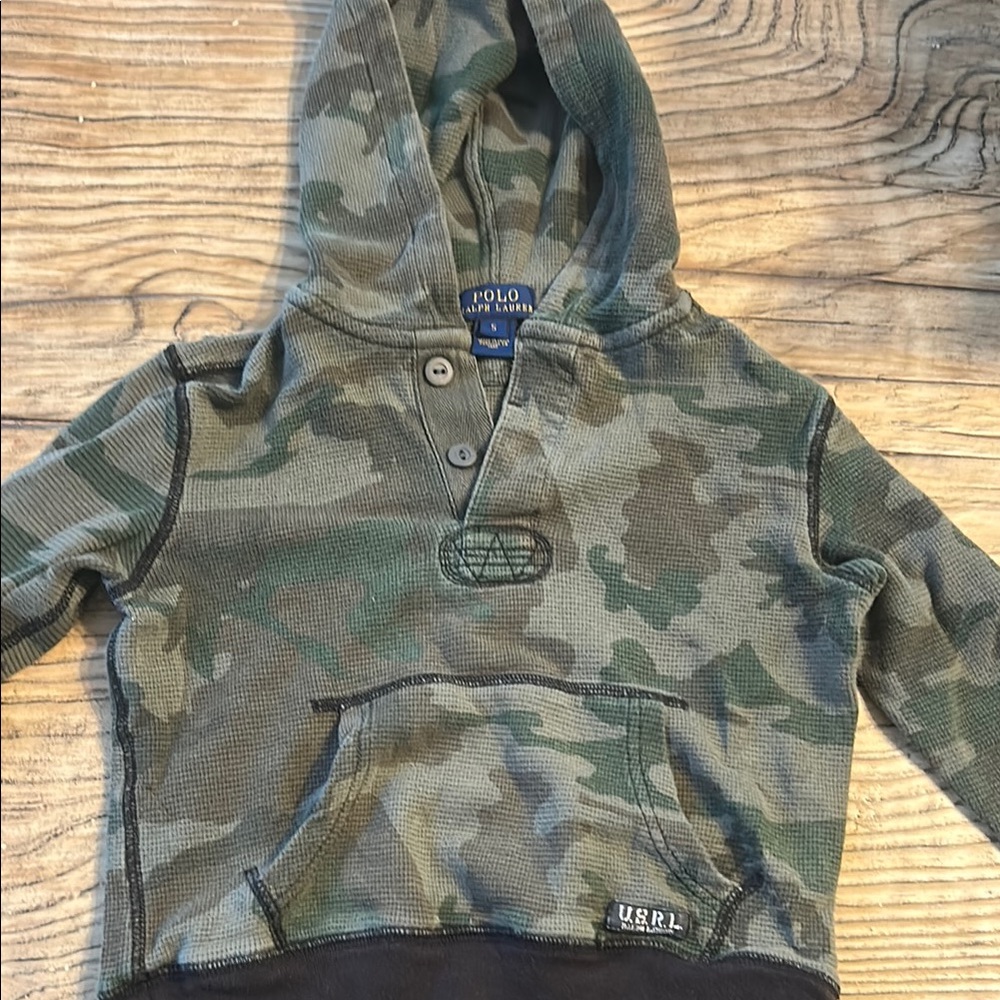 Polo by Ralph Lauren Green Camo Sweatshirt Hoodie